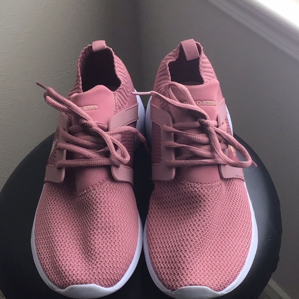 Polo track shoes women size 10 like new!